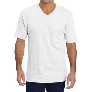 Wihion Mens Short Sleeve Pocket T-Shirts Casual Summer Cotton V Neck Tee Tops